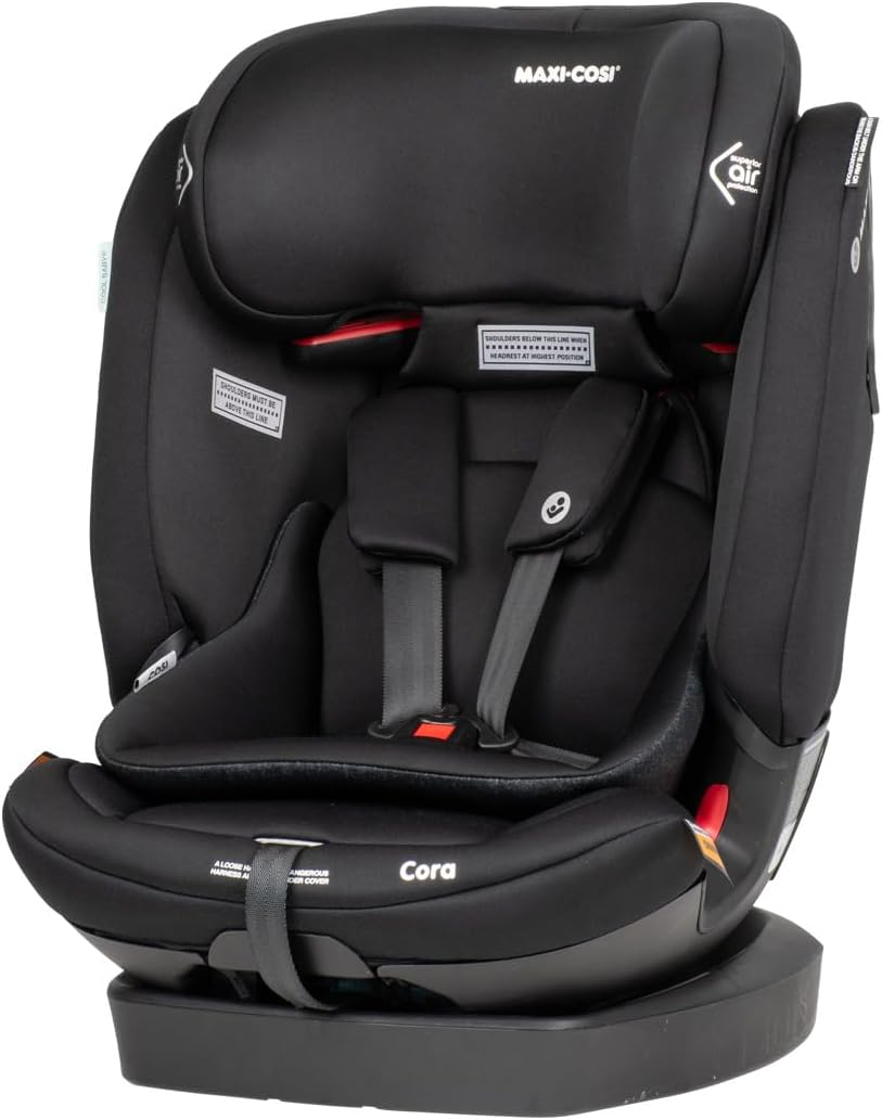 Maxi Cosi Cora Convertible Booster, 6 Months to 8 Years, Air Protect Techonology, Compact G-CELL Design, 'Cool Baby' Wicking Fabric, Easy Recline & Adjustment, Adjustable Headrest, Machine Washable Covers image number 3