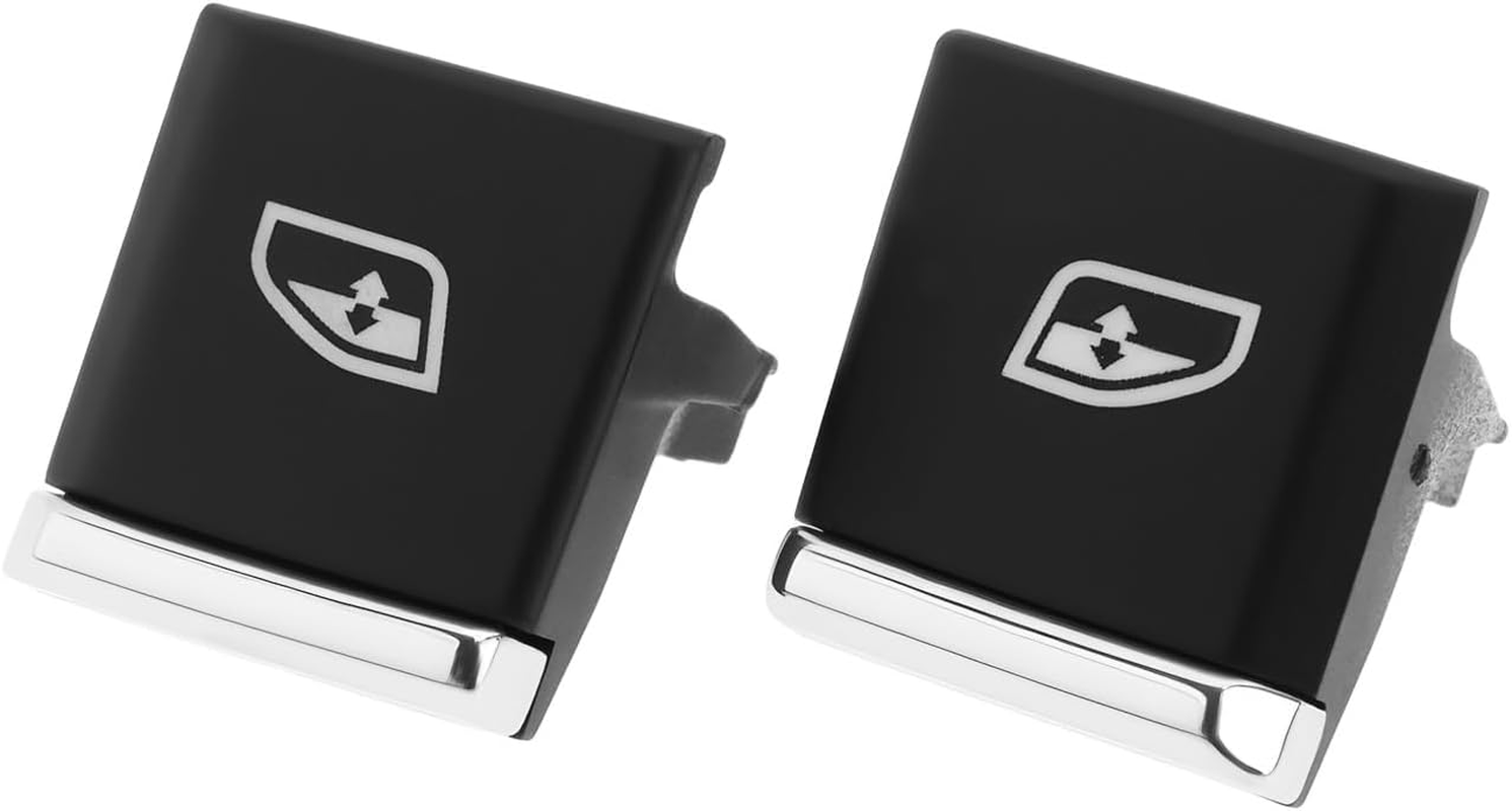Emagtech 2Pcs Driver'S Seat Power Window Switch Button Covers Compatible with Porsche Cayenne 2011-2018 (No. 1-2) image number 3