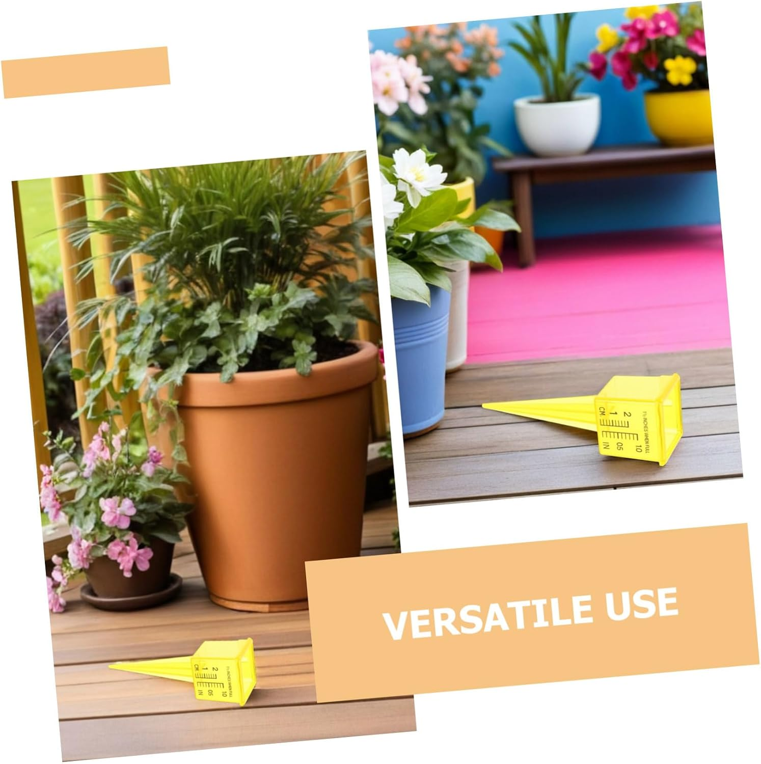 20Pcs Outdoor Rain Gauge for Garden with Wide Mouth Sprinkler Water Measuring Tool Weatherproof Lawn Water Gauge for Accurate Rainfall Measurement image number 5