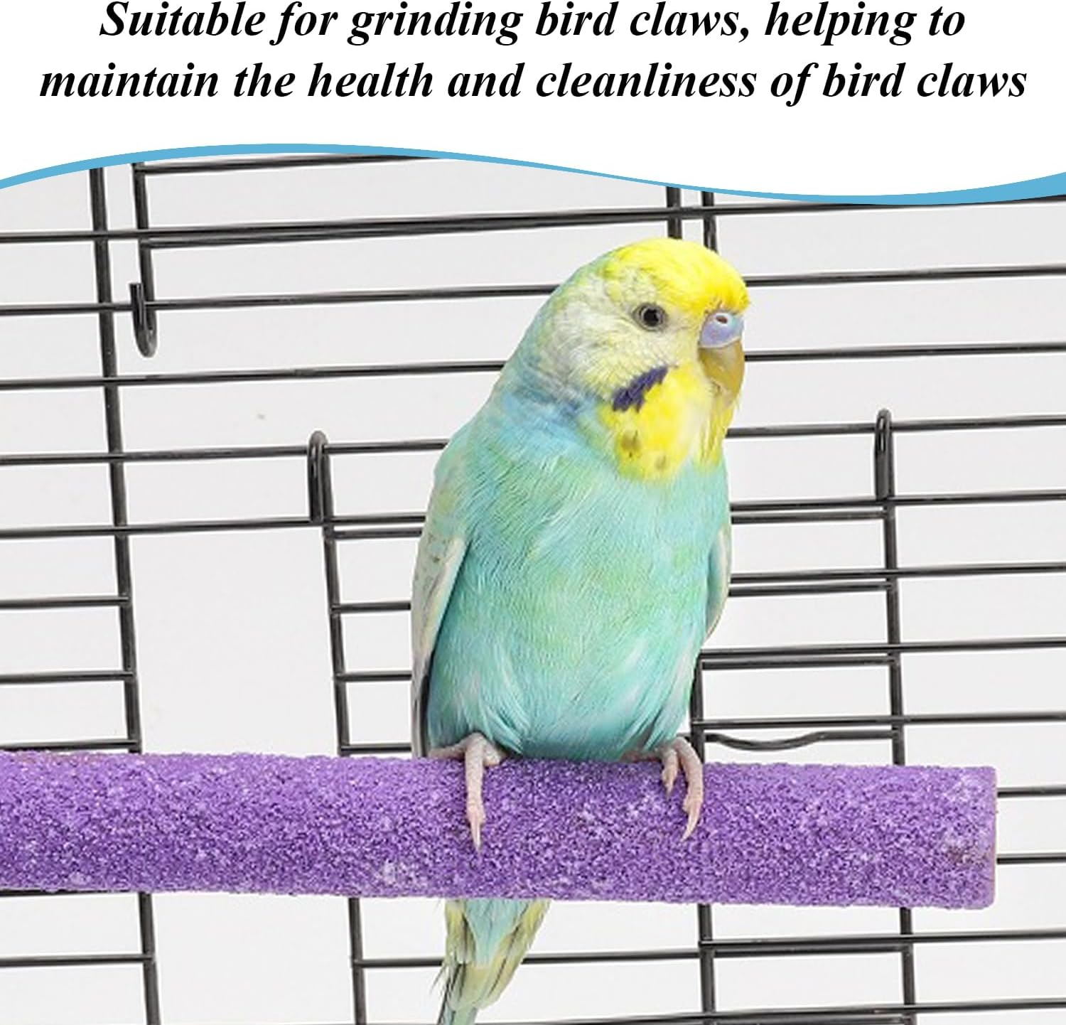 DUINIU Pack of 5 Parrot Claw Grinding Sticks, Bird Cage Claw Grinding Frame, Bird Claw Grinding Tools, Suitable for Budgies, Macaws and Green Parrots image number 4