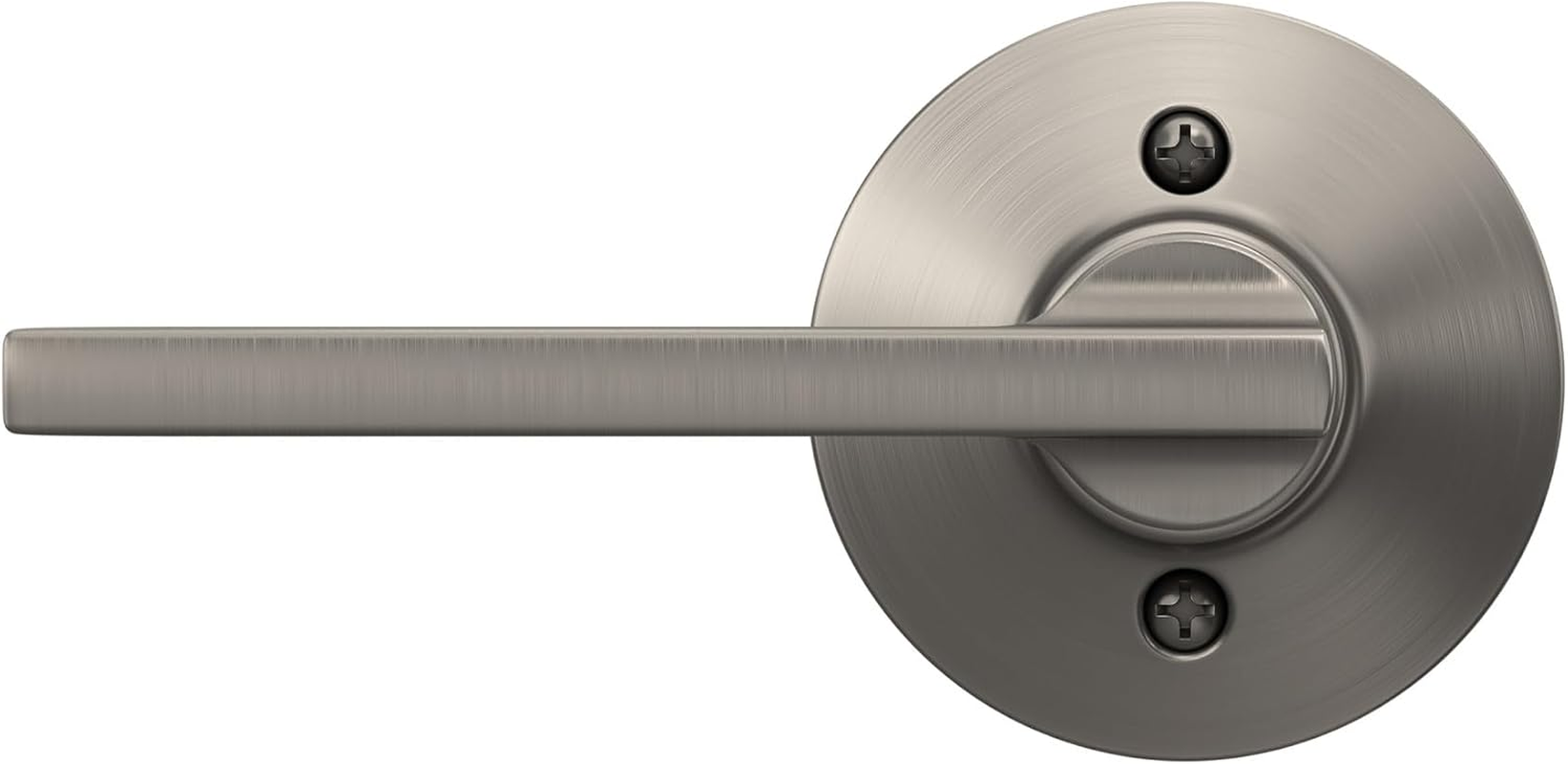 Schlage F170 LAT 619 Latitude Dummy Lever Trim, Satin Nickel image number 5