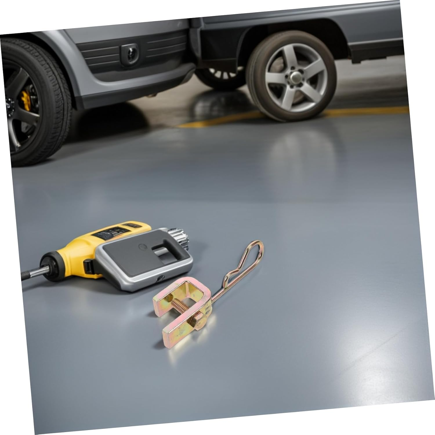 DINHEAROM 10Pcs Heavy Duty Iron Valve Stem Extender Clips for Trucks Cars Suvs Stable Dual Wheels Tire Valve Extension Holder Easy Attach Detach Air Leak Fixing Clamp image number 2