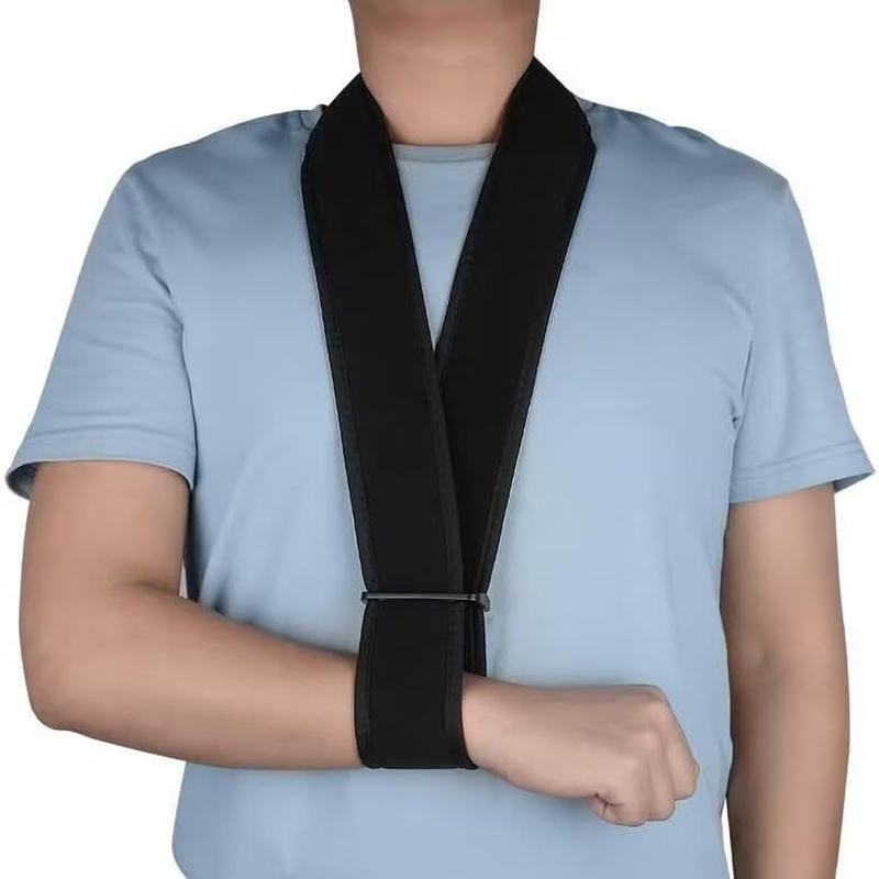 Arm Sling, Lightweight Adjustable Neck Support Collar Immobilizer Simple Arm Sling Breathable Shoulder Support for Men Women image number 1