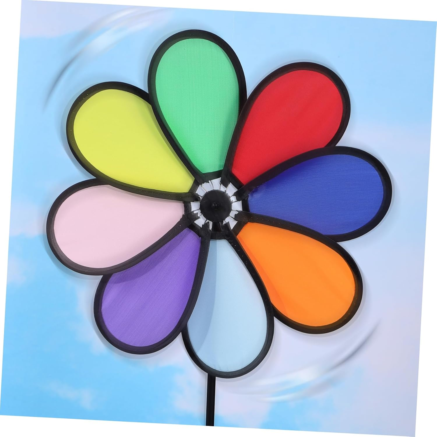 CIYODO Lawn Pinwheel Windmill Toys 2 Pack Colorful Windmill Spinners Easy Assembly for Outdoor Decor image number 5