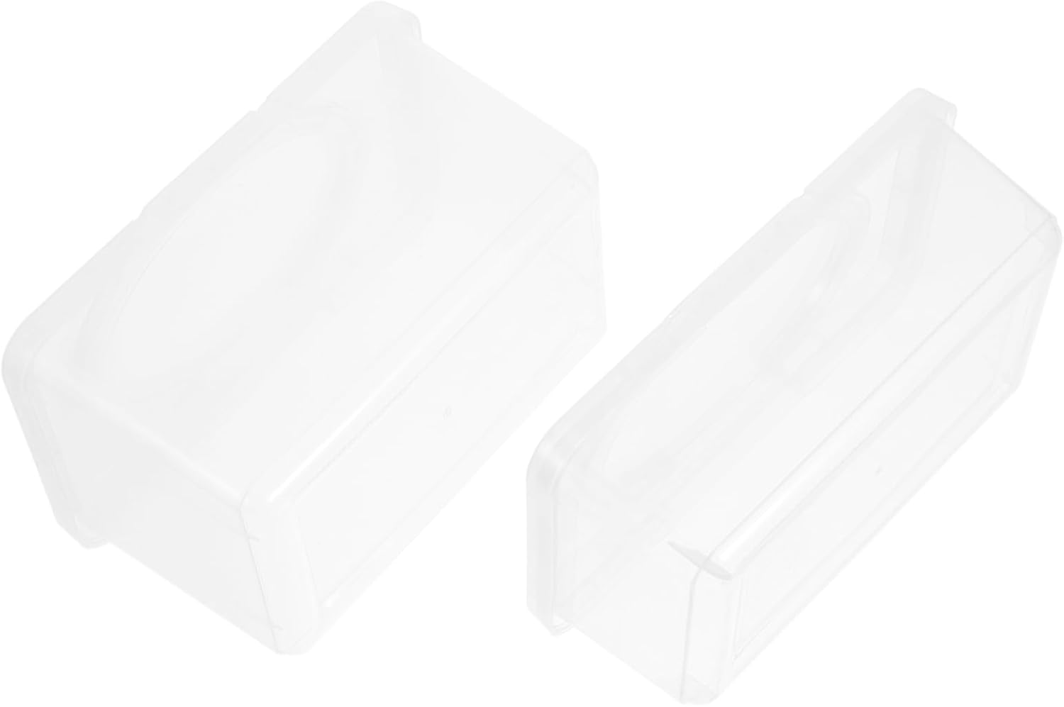 Alipis Bathroom Wipes Dispenser 2-Pack Wipes Box 1100Ml/1850Ml Tissue Boxes Adhesive Organizer image number 2