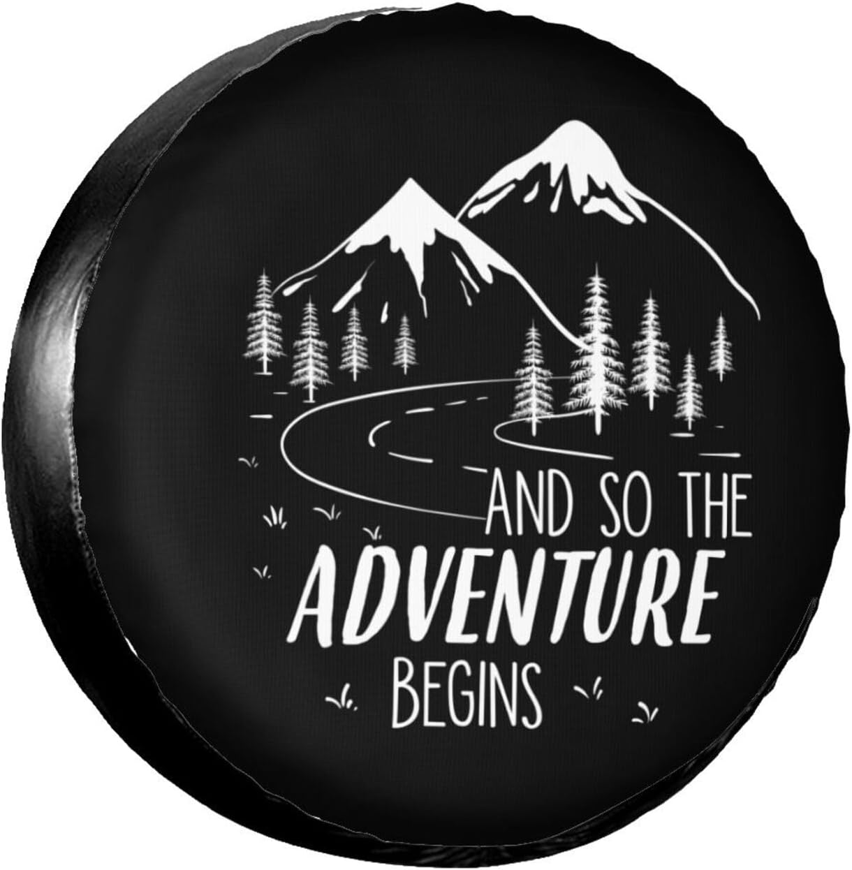 Funny Raccoon in Green Sunglasses Spare Tire Cover Cute Animal Tire Wheel Covers Waterproof Weatherproof Wheel Tire Protector Tyre Covers Universal for Trailer RV SUV Vehicle Motorhome Travel 14 Inch