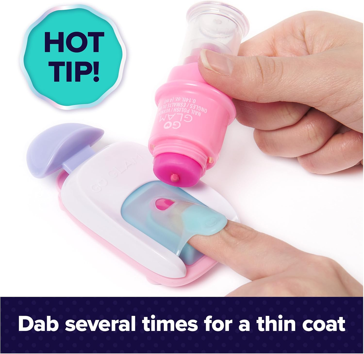 Cool Maker, GO Glam Studio Nail Kit, Style 200 Nails with 4 Designs, 2 Polish Applicators & Nail Mask, Arts and Crafts Kids&rsquo; Toys for Girls Aged 7+