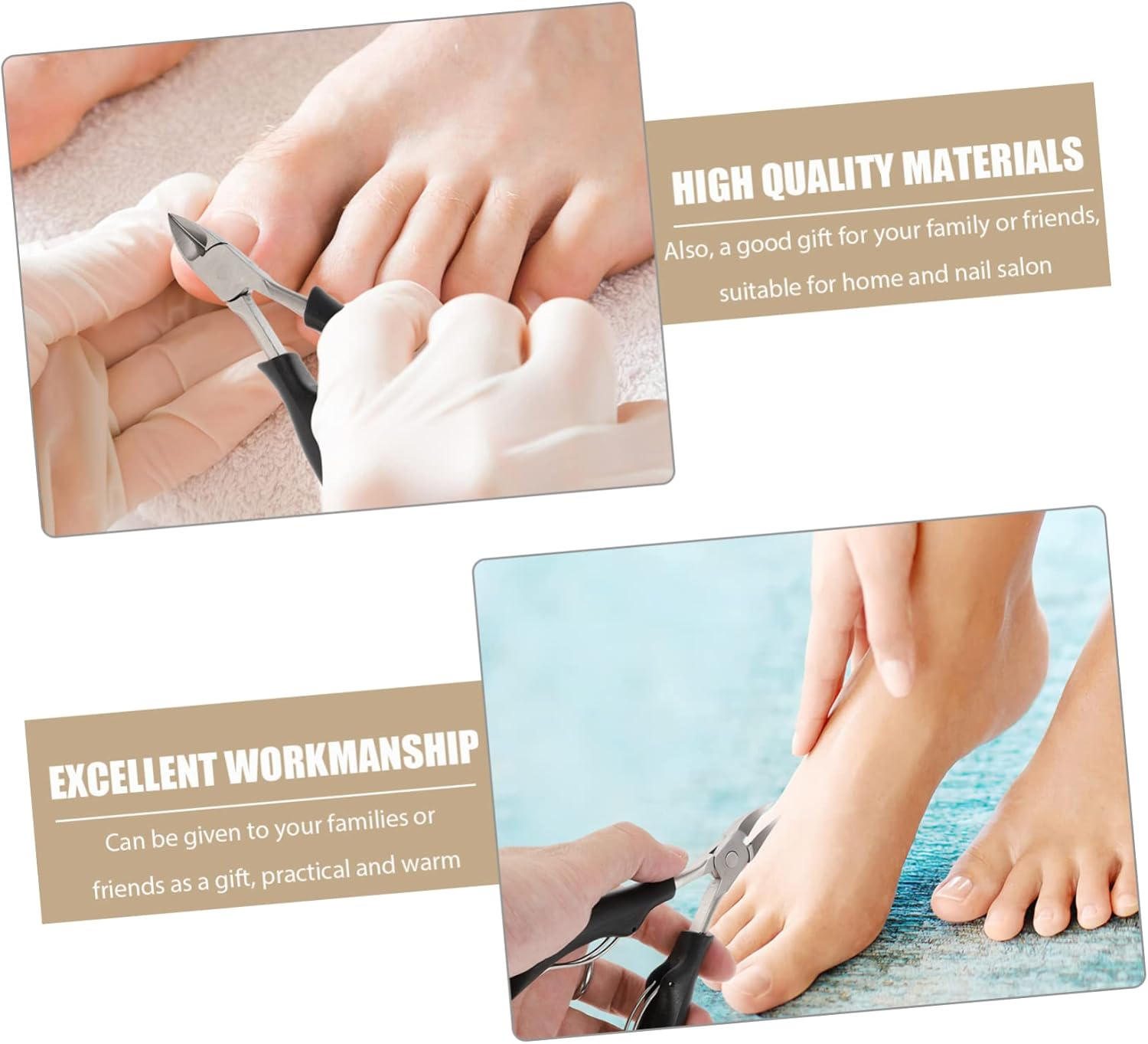 Baluue Nail Clipper Tool Reliable Nail Trimming Double Spring Plier for Clipper Ingrown Care image number 5