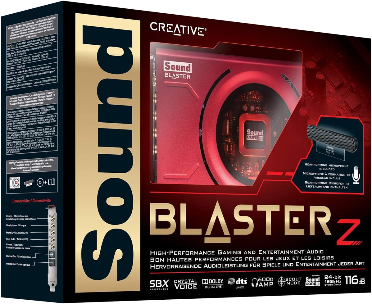 Creative Sound Blaster Z Soundcard, 70SB150000002 image number 1