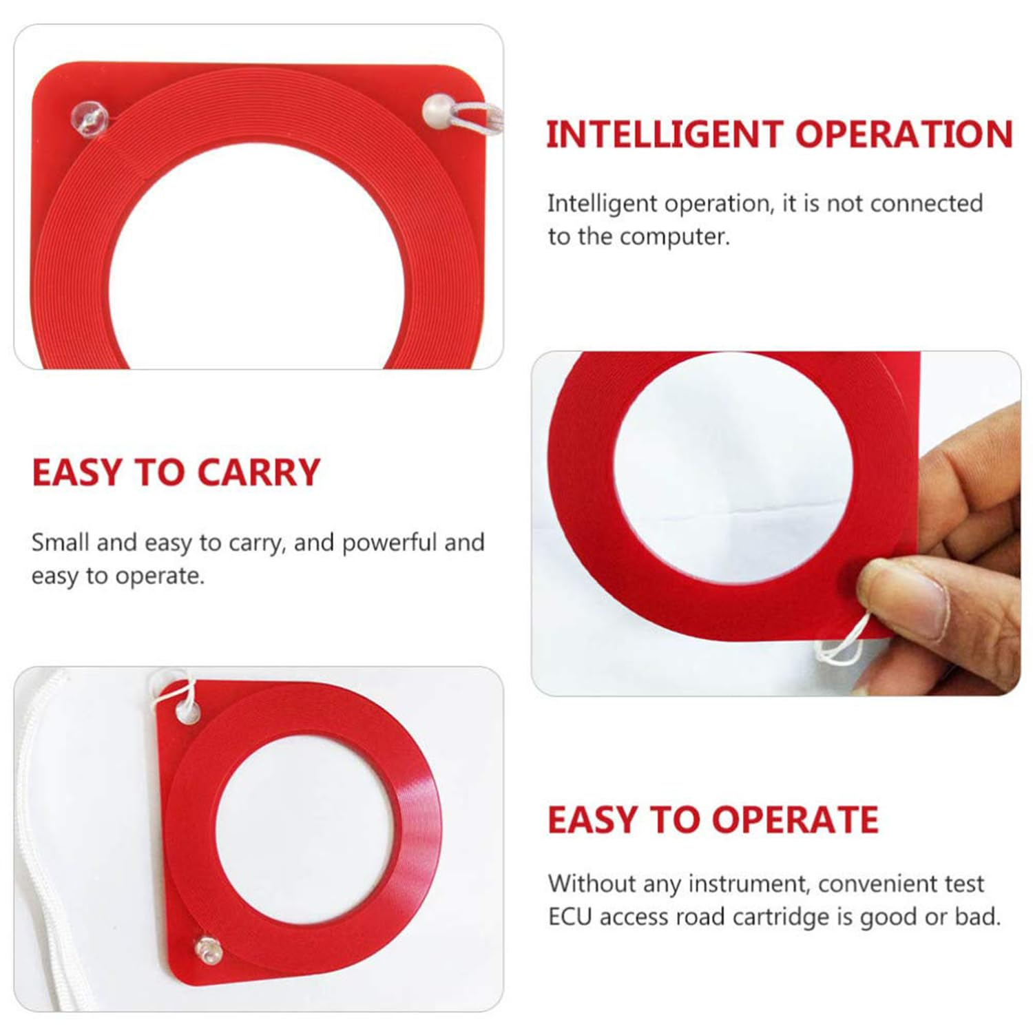 Generic 4Pcs Car Induction Coil Detector Auto Chip Coil Detection Tool ECU Induction Tester Tool for Cars Automotive and Vehicle image number 4