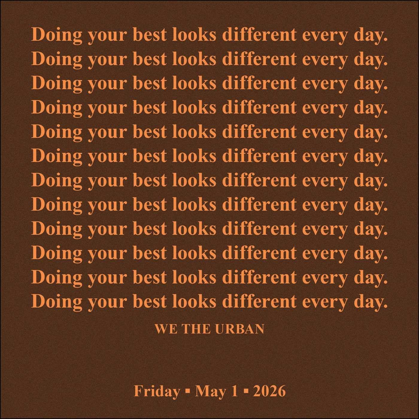 We the Urban 2026 Day-To-Day Calendar: Affirmations for the Soul image number 4