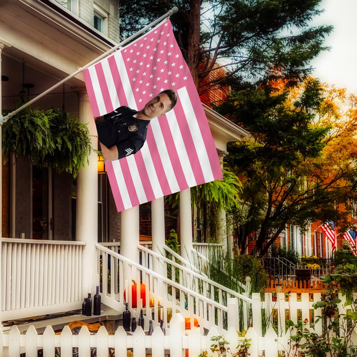 Shmbada Eric Winter Tim Bradford 3X5 Foot Decorative Flag Tapestry Poster with 2 Brass Grommets for Outdoor Indoor, Double Stitched Wall Hanging Room Art Decor, College Dorm Porch Decorations image number 3