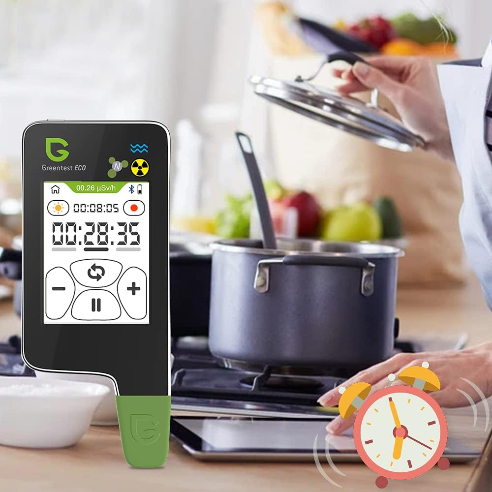 Greentest Eco 6 Nitrate Tester for Vegetables, Fruits, Meat, Fish, Water Meter Hardness TDS PPM, Radiation Detector Geiger Counter
