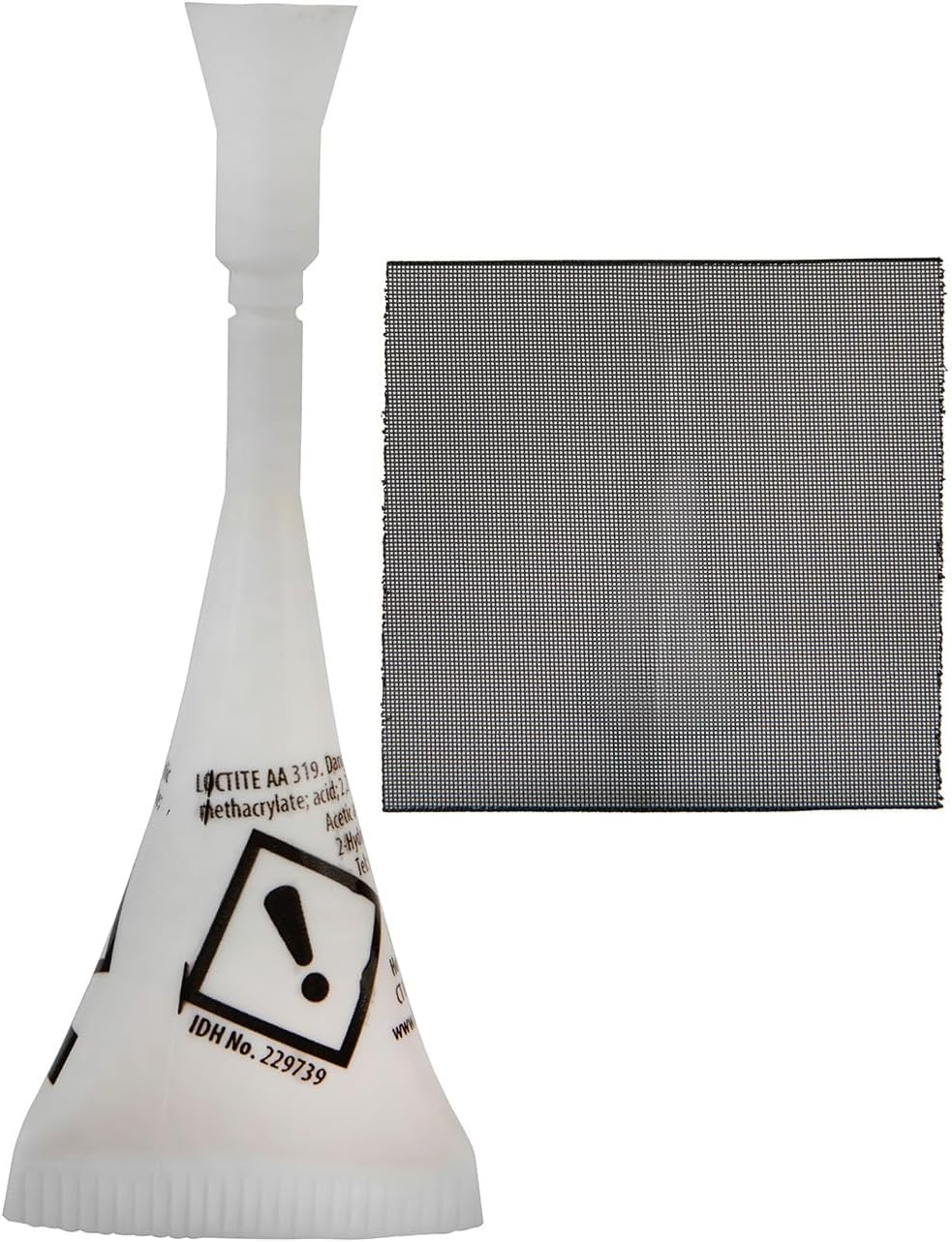 Loctite AA 3637 Rear View Mirror Adhesive | Permanent Bonding for Mirror Bracket to Windscreen | Fast-Setting, Includes Mesh for Buttons Greater than 34 X 22 Mm, 0.5 Ml image number 1