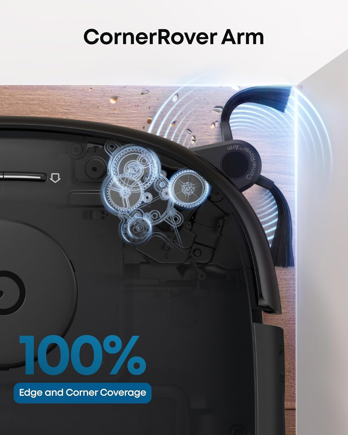 Eufy E25 Omni Robot Vacuum and Mop Combo, Hydrojet System with Roller Mop, 20,000Pa, Zero-Tangling, Edge-To-Corner Cleaning, Obstacle Avoidance, Auto Mop Washing & Drying, Self-Emptying&Refilling image number 4