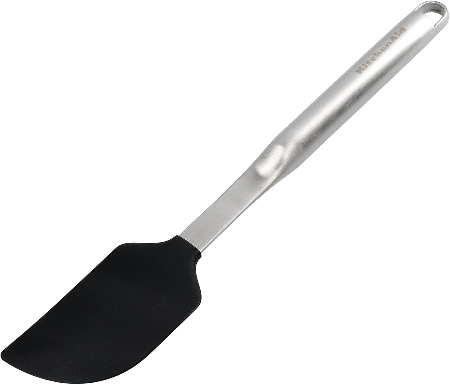 Kitchenaid Premium Stainless Steel Scraping Spatula, Cooking Kitchen Utensil - Black image number 5