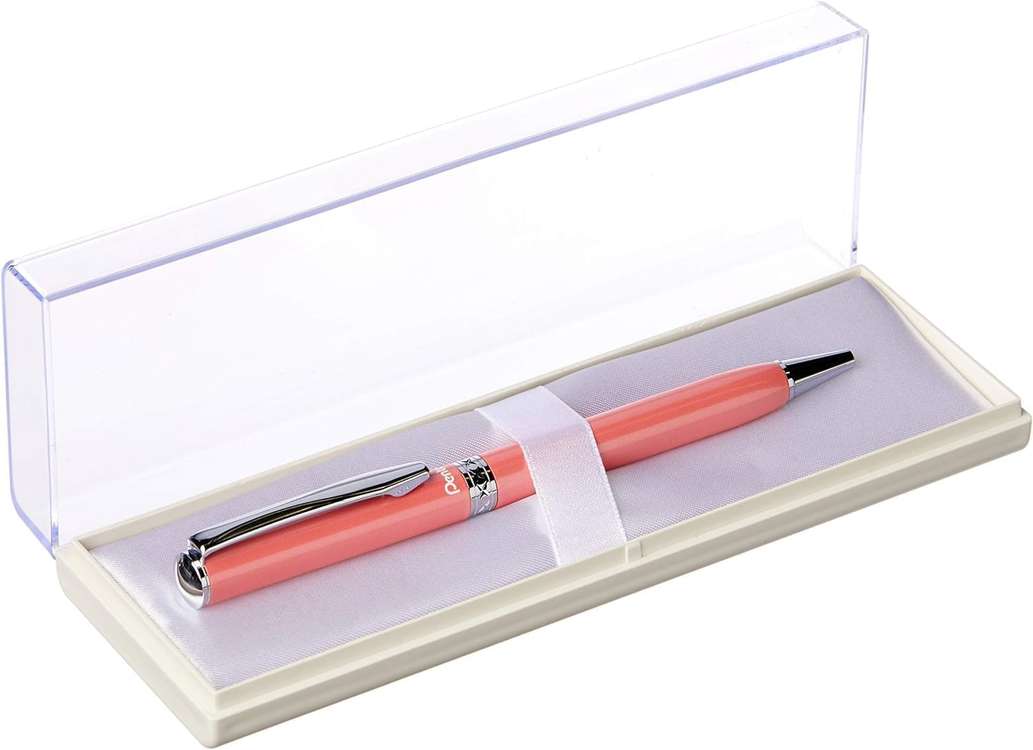 Pentel Sterling Ballpoint Pen Retractable 0.8Mm Medium Pink Barrel Black Ink Pen in Premium Gift Box (B811P-PBOX) image number 6
