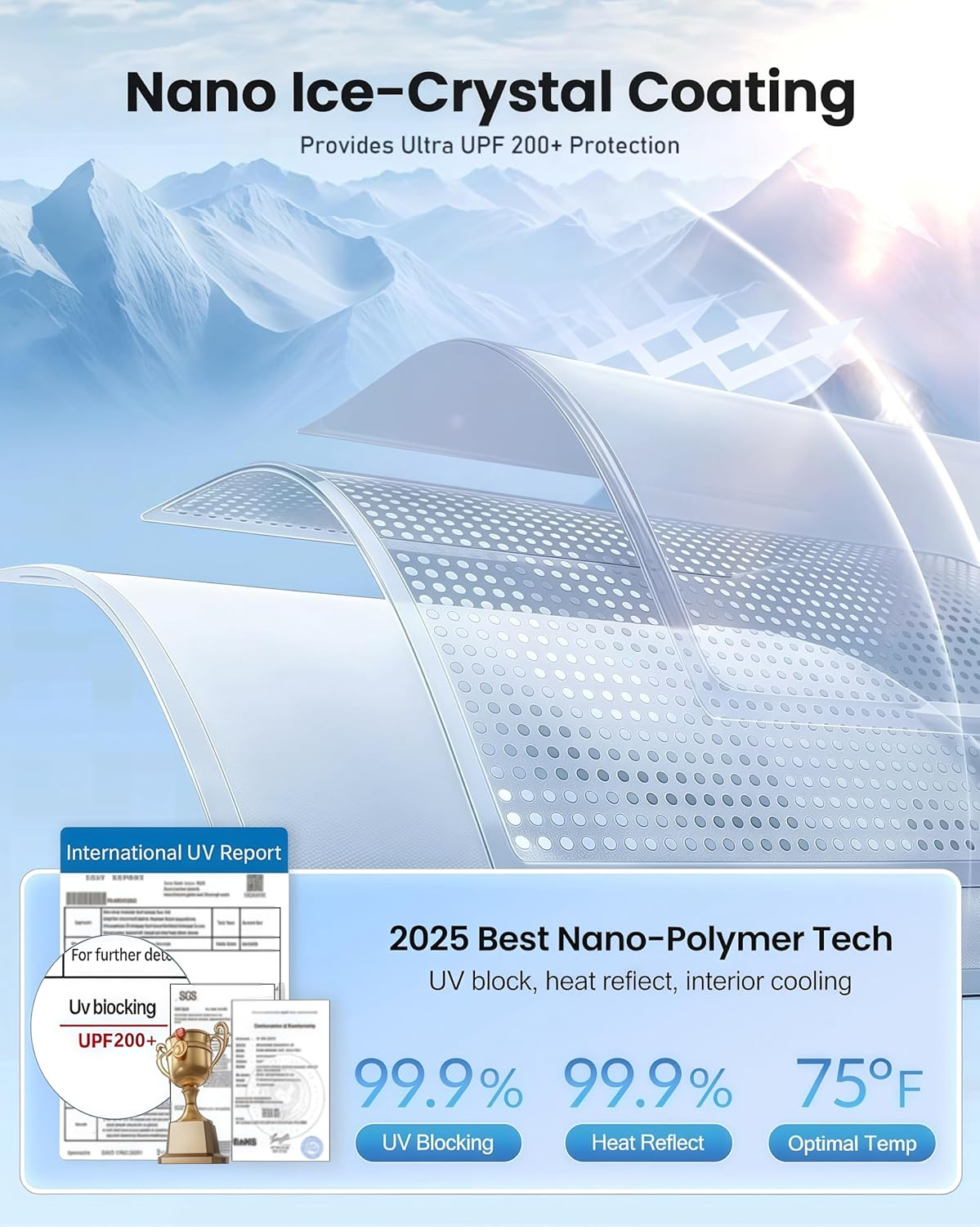 2025 Upgraded Tesla Model 3 Highland Sunshade Roof, UPF200+ Roof Sunshade with Storage Bag, No-Sag & No-Gaps Heat Insulation Foldable Top Windows Windshield Sun Shade, Tesla Model 3 Accessories Black image number 3