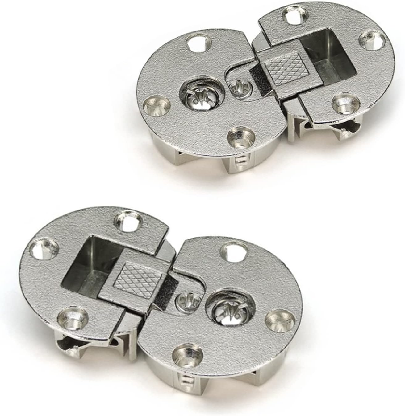 WANLIAN(2 Pieces)-90 Degree Page Turning Axis Adjustable Cabinet Door Concealed Hinge Special Table Drop down Hinge Flush Hinge image number 5