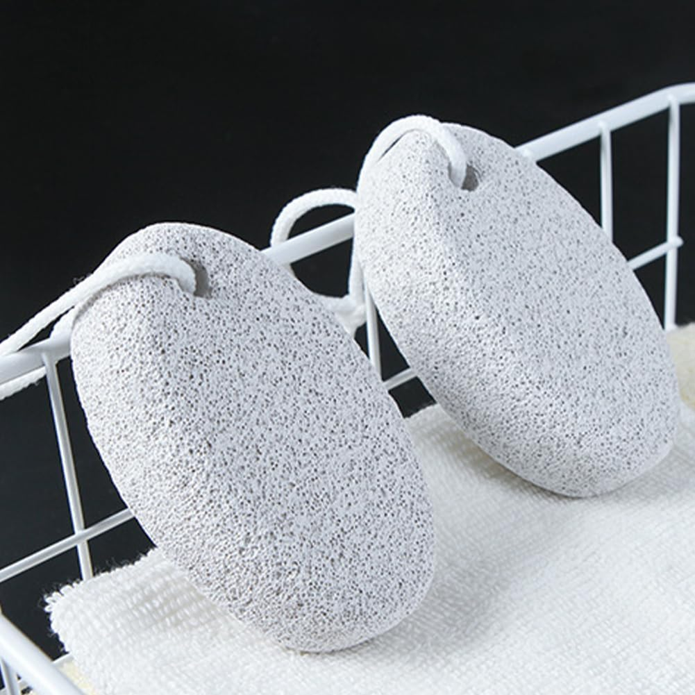 2PCS Natural Foot Pumice Stone for Feet,Lava Pedicure Tools Hard Skin Callus Remover for Feet and Hands,Foot File Exfoliation to Remove Dead Skin,And Callusess