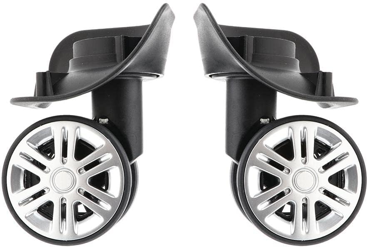 Ronyme Universal Swivel Suitcase Baggage Casters Cases Black image number 3