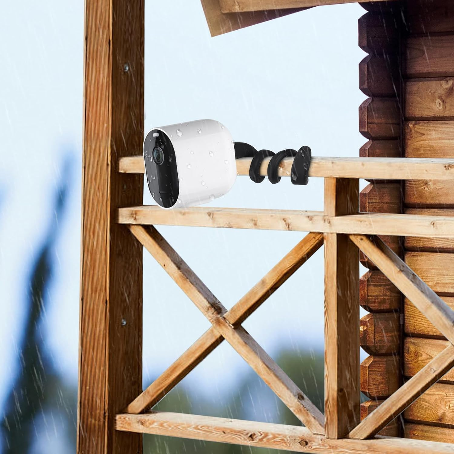 2Pack Security Camera Mount Compatible with Arlo Essential 2K Outdoor/Indoor/Spotlight, Arlo Pro/Pro2/Pro3/Pro4/Pro5S, Flexible Twist Mount for Arlo Cameras without Wall Damage image number 1