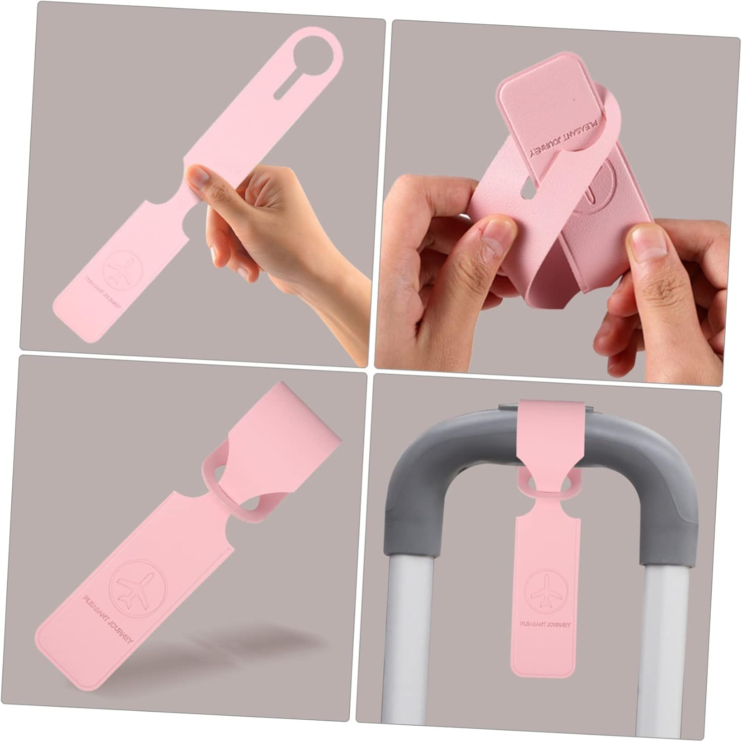 SHERCHPRY 30Pcs Lightweight Luggage Tags for Bag Business Travel Tags Luggage Identifier for Suitcase Hanging Labels and Travel Accessory image number 2