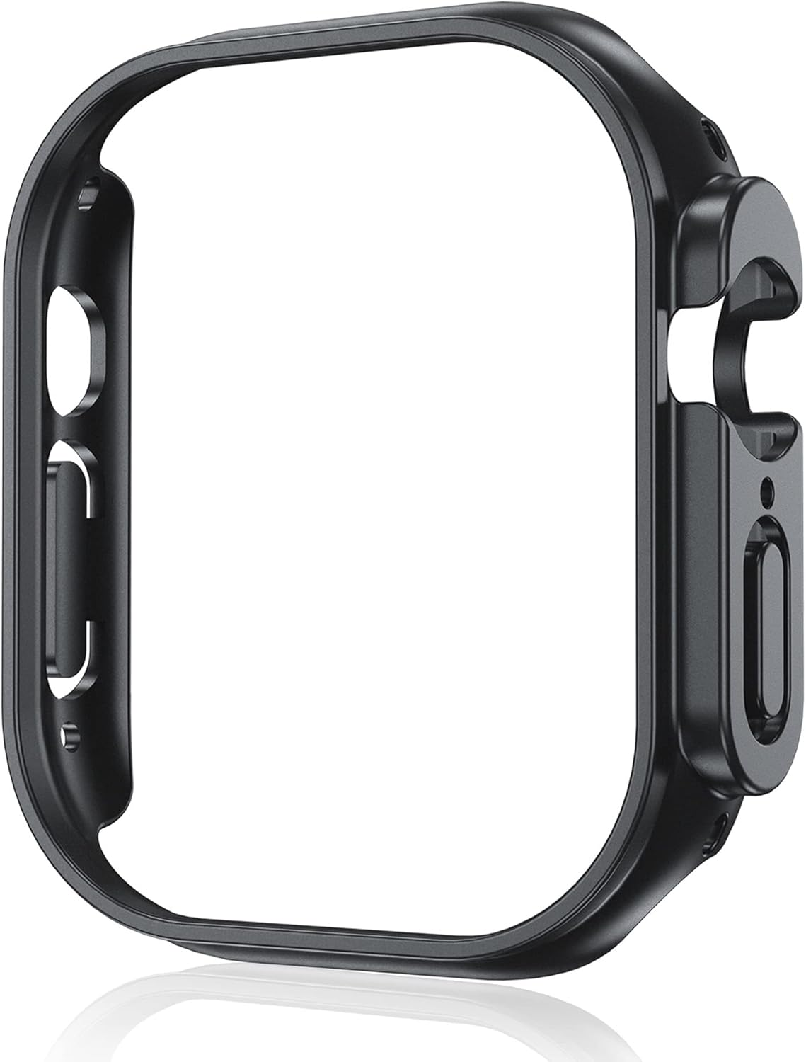 MEZON Premium Carbon Black Hard PC Protective Case for Apple Watch Ultra 3/2/1 (49Mm) &ndash; Wireless Charging Compatible (Watch Ultra, Black) - Crystal Clear image number 6