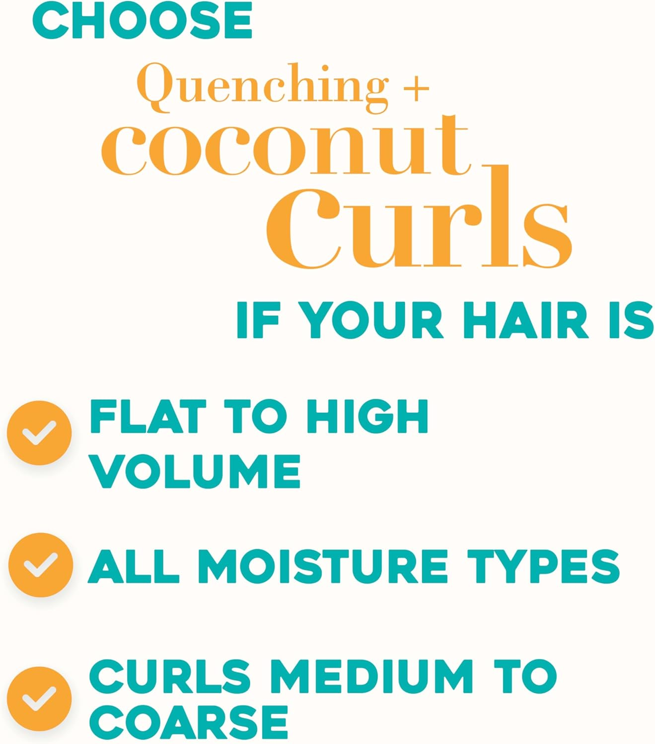 Ogx Quenching + Coconut Curls Shampoo for Curly Hair 385Ml image number 2