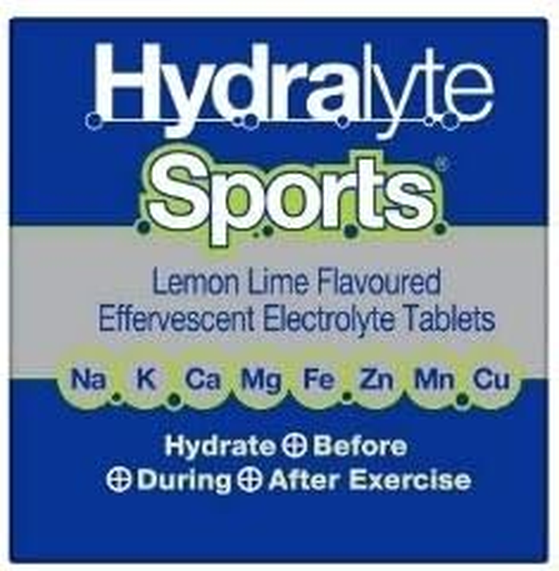 Hydralyte Sports Effervescent Electrolyte Tablets Lemon Lime Flavoured 20 Tablets image number 5