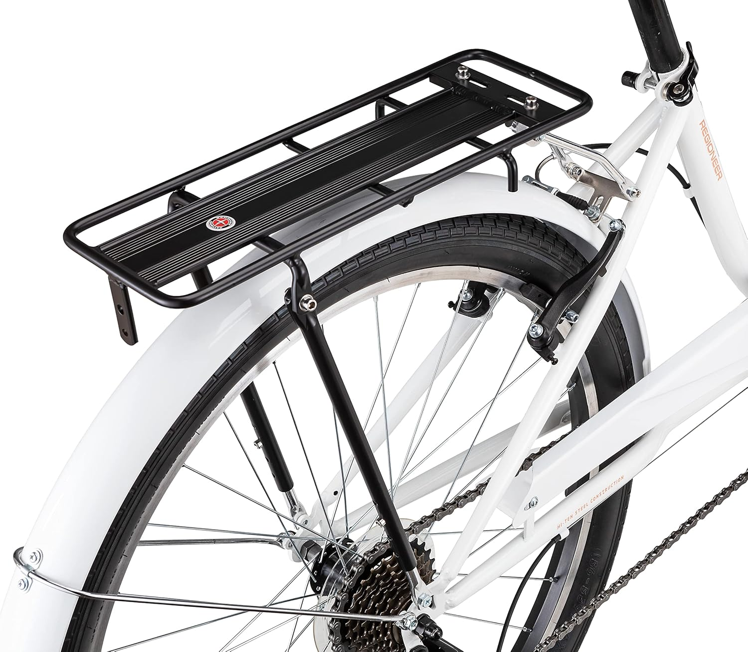 Schwinn Bike Rear Rack, Lightweight Compact Design, Can Hold up to 20 or 26 Lbs. Option, Fits Most Adult Bike Frames, Durable Construction, Additional Cargo Options, Bike and Cycling Accessories image number 4
