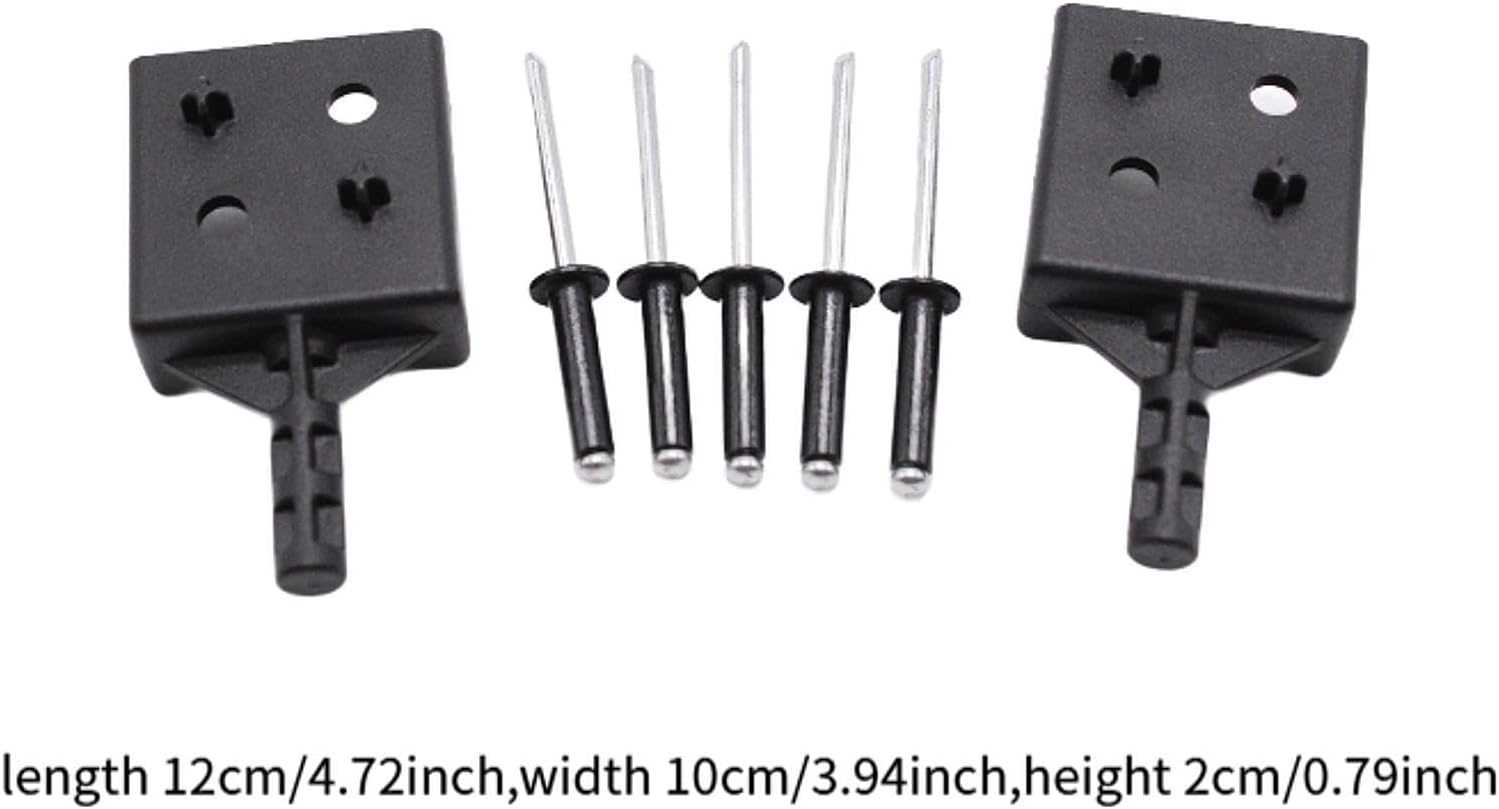 Mqetly 2Pcs Parcel Shelf Retaining Locating Pin Direct Replacement Easy Installation Spare Parts Buckle Clips for L405