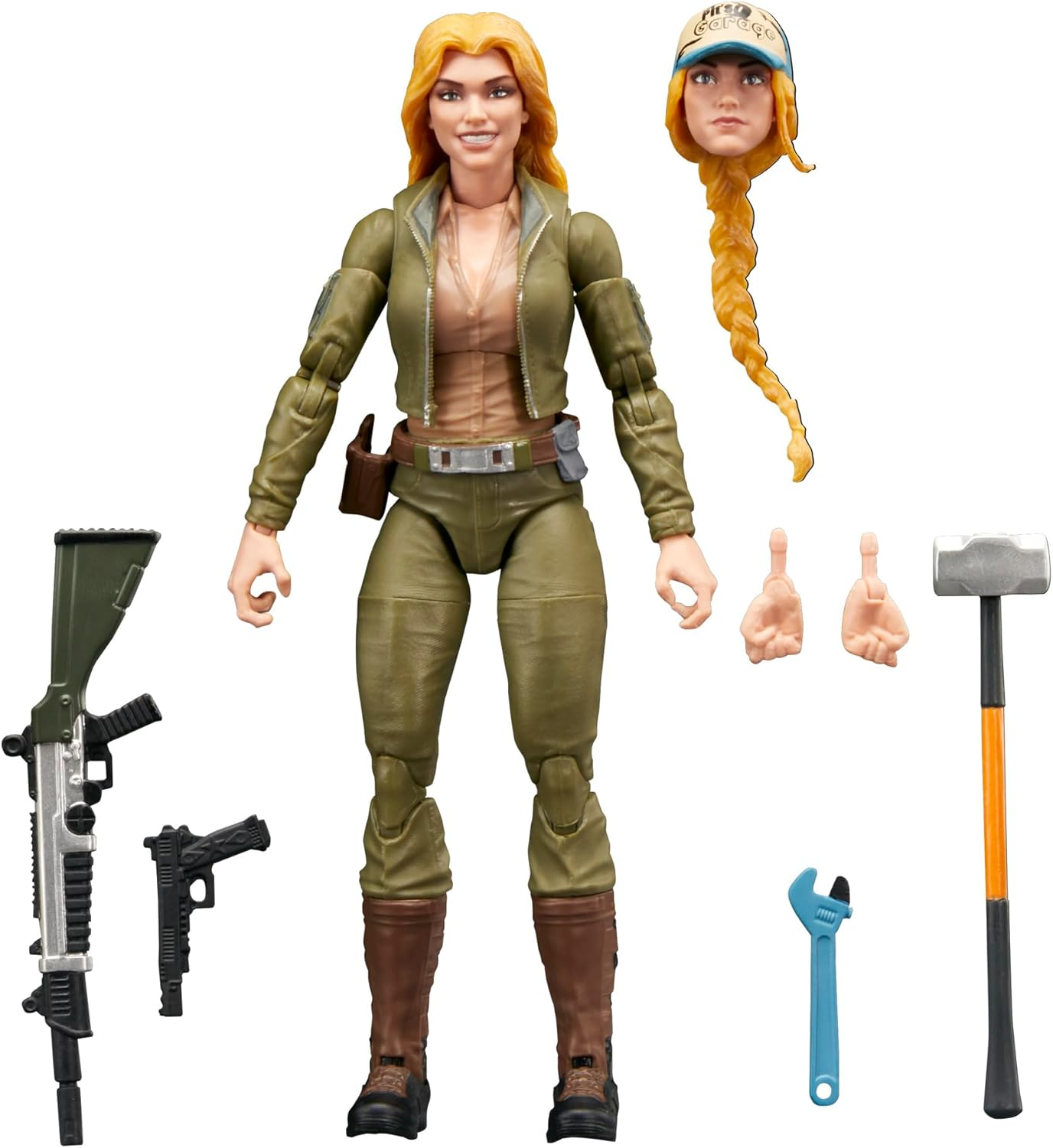 G.I. Joe Classified Series Retro Cardback Courtney &ldquo;Cover Girl&rdquo; Krieger, Collectible 6 Inch Action Figure with 9 Accessories image number 5