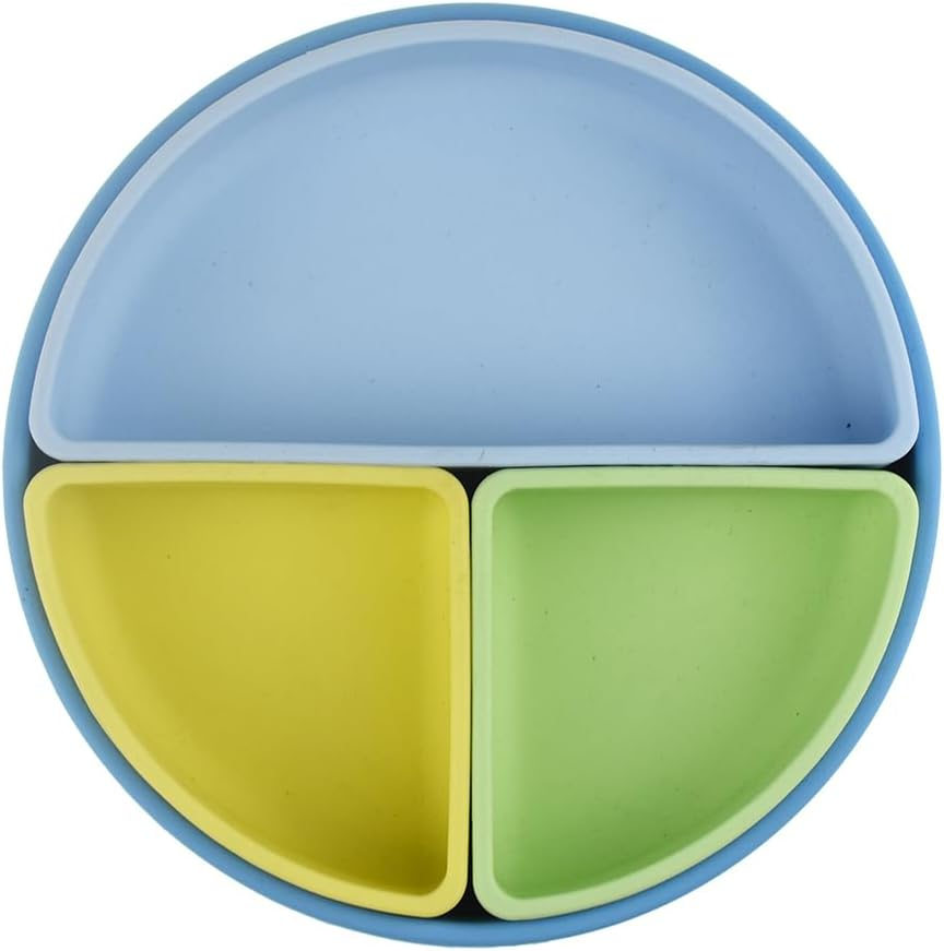 Koala Dream Parting Plates 4-Piece Silicone Set | Bpa-Free, Toddler Feeding, Non-Slip, Dishwasher Safe