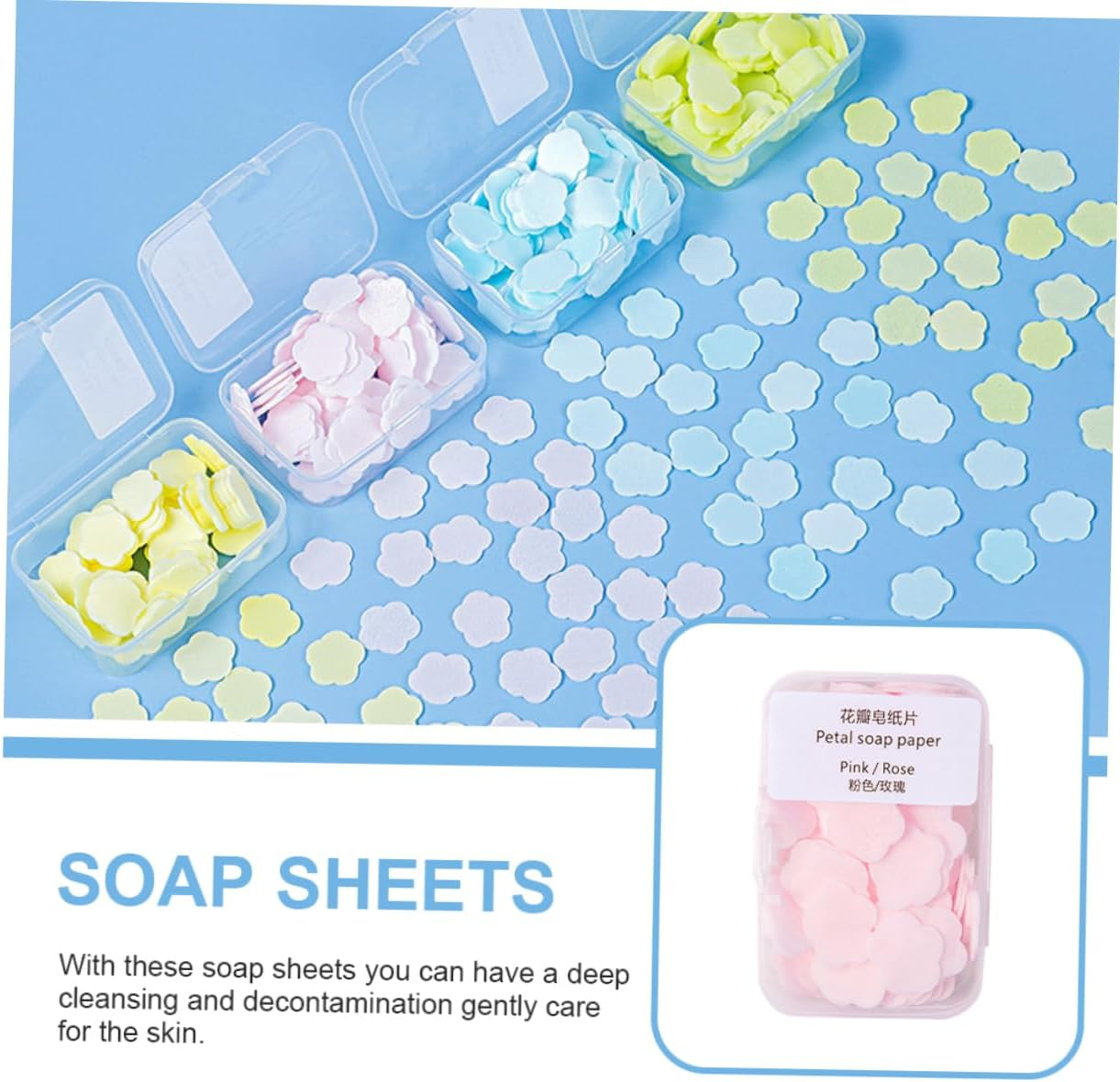 GAROZATION Hand Soap for Travel Bulk Portable Soap Tablets 16 Boxes for All Occasions image number 5