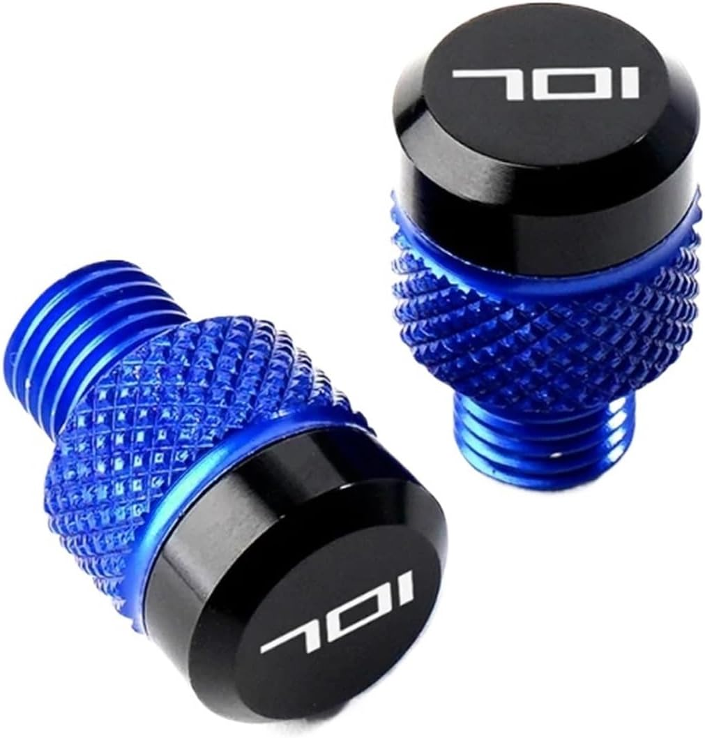 Jininshengxindianzi Compatible with Husqvarna Svartpilen 401 250 701 Vitpilen 250 Norden 901 2018-2023 Motorcycle CNC Mirrors Hole Plug Screws Caps Thread Bolt (Color : Black-401) - Black-401 image number 3