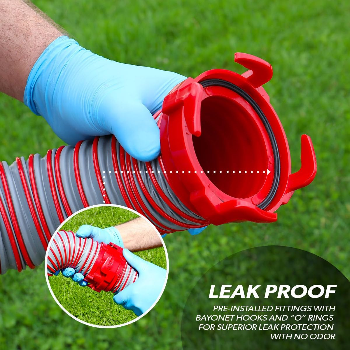 Valterra D04-0402 2' Viper Compartment Hose image number 2