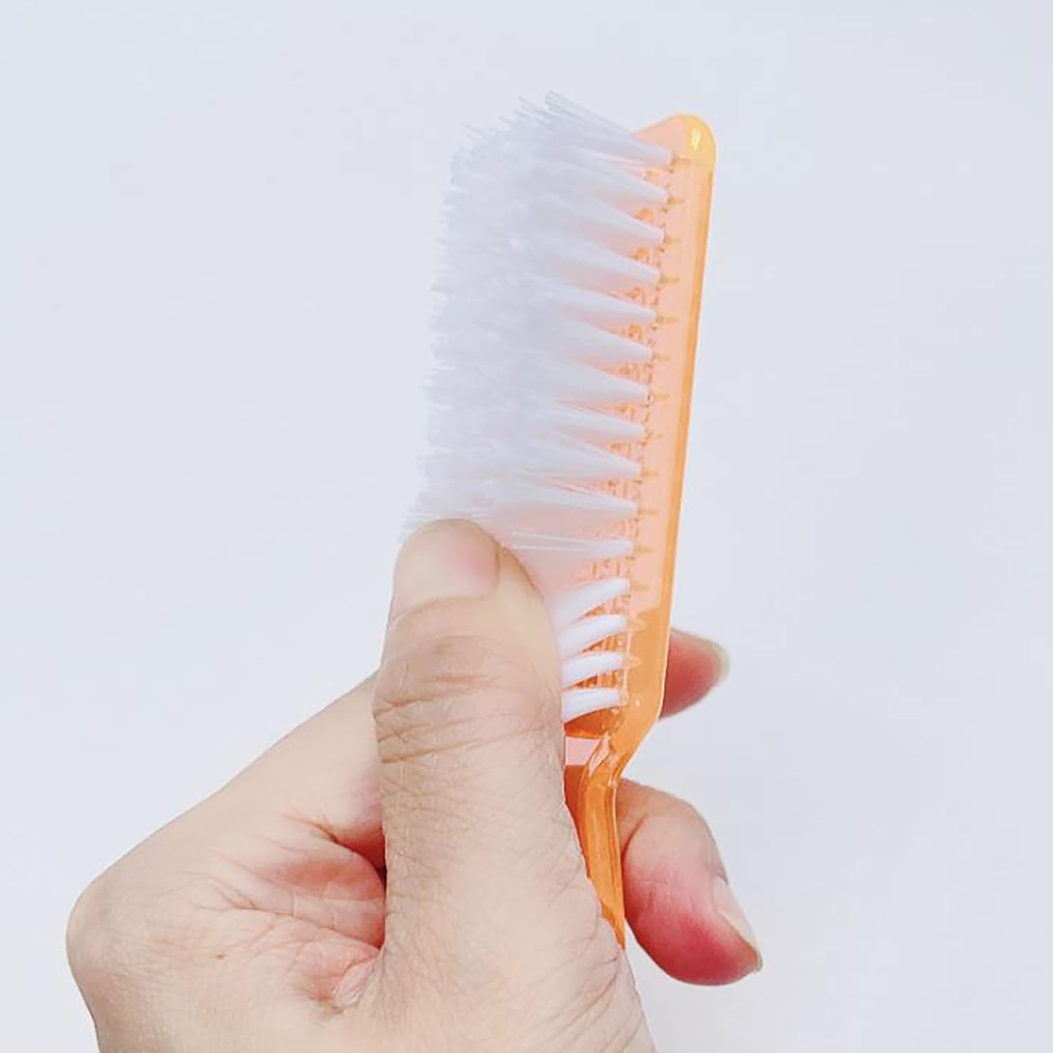 YAKESD Handle Grip Nail Brush Set - 6 Pack Nail Cleaning Brushes for Toes and Fingernail Care,Soft and Stiff Bristles, Pedicure and Manicure Tool image number 4