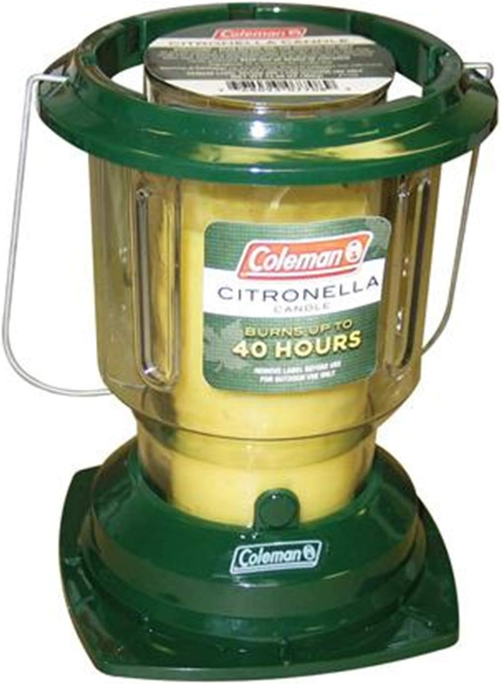 Coleman 70+ Hour Citronella Candle Outdoor Lantern - 6.7 Oz, Red