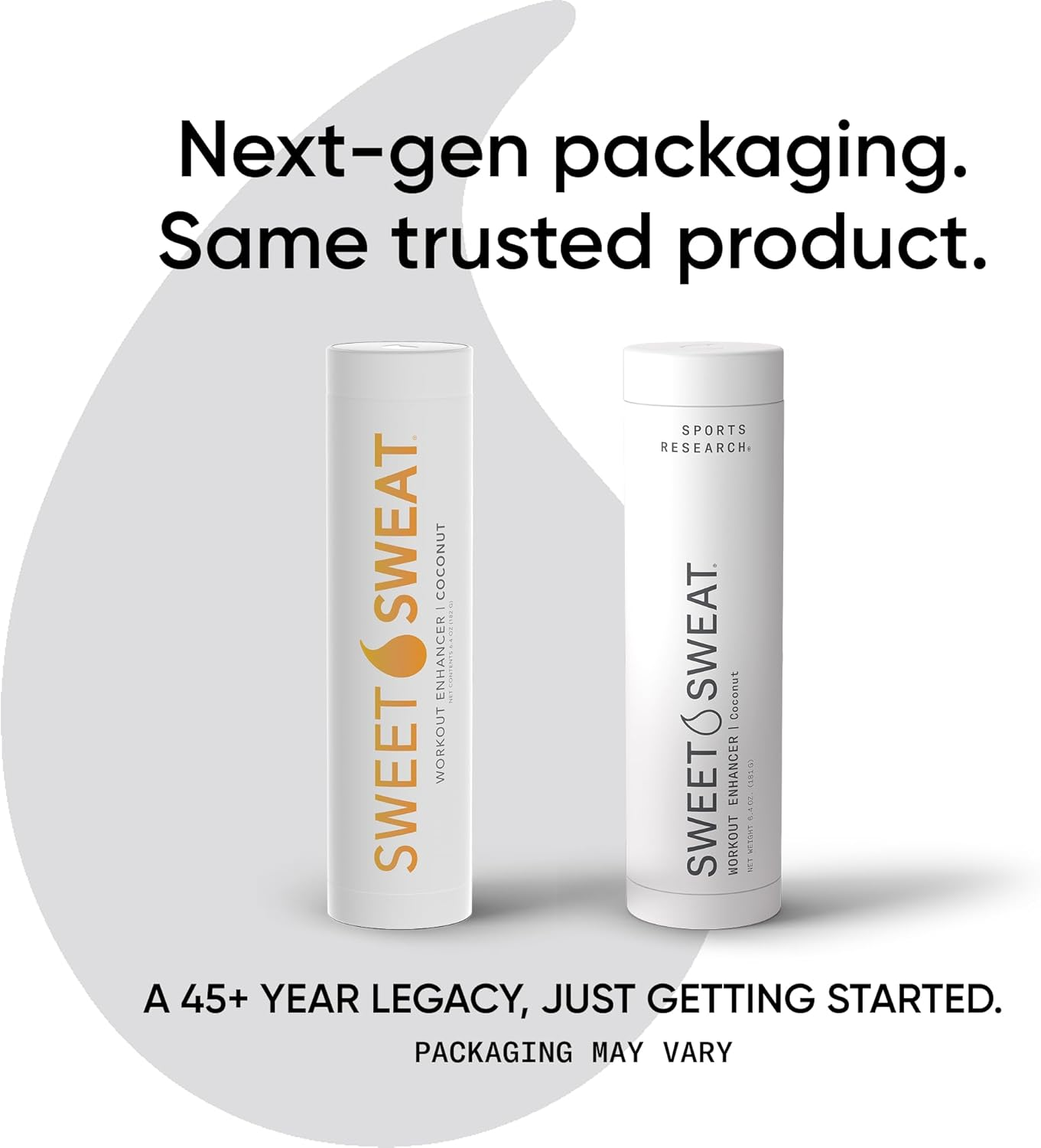 Sports Research - Sweet Sweat Stick, Coconut Scent, 182G (6.4 Oz)