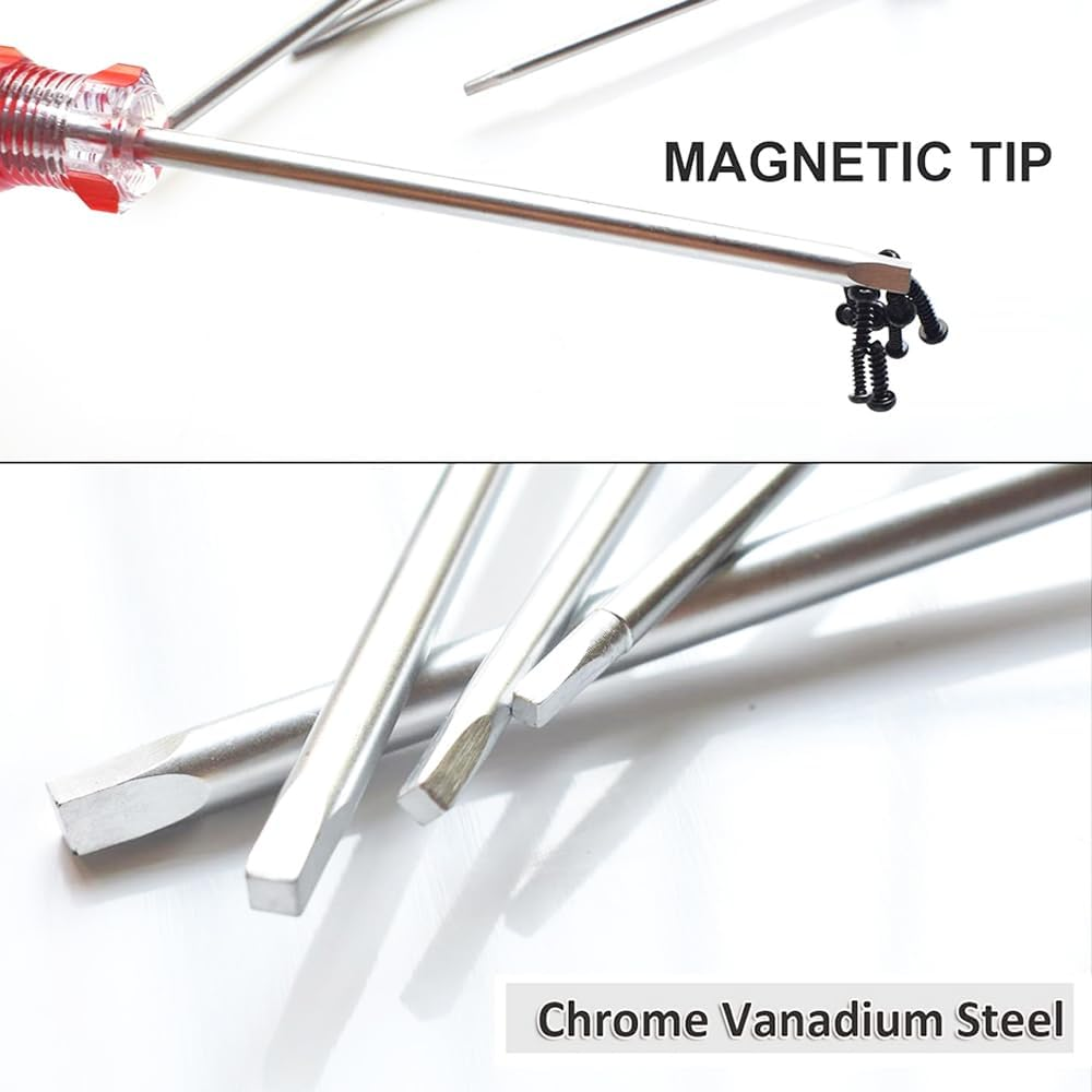 Fongmore 4Pcs Square Head Screwdriver Set SQ0 SQ1 SQ2 SQ3 Precision Screwdriver Set with Magnetic Multifunction Hand Tool image number 5