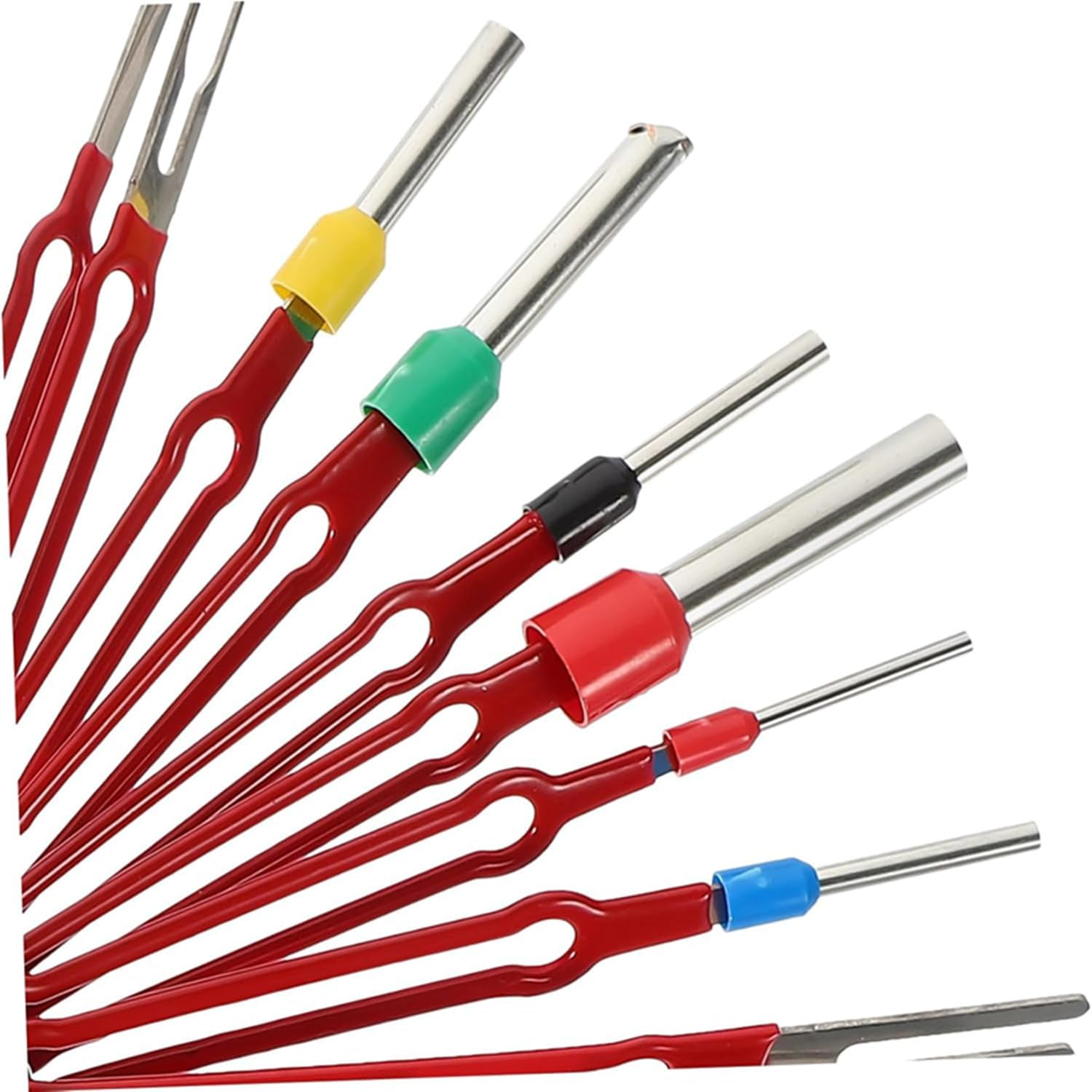 39Pcs Wire Harness Removal Tool Terminal Ejector Kit Wiring Tools Connector Tools Electrical Terminal Removal Kit Terminal Extractor Tool image number 4