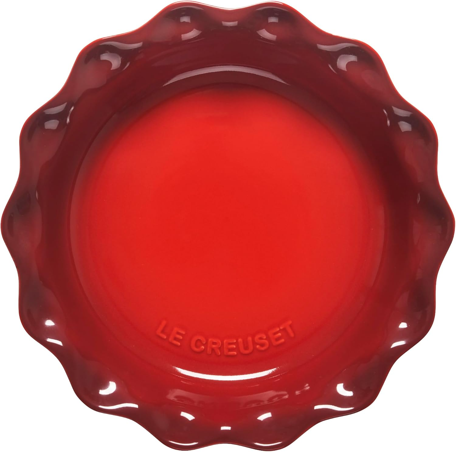 Le Creuset Heritage Stoneware round Pie Dish 23Cm, 9 Inch, 1.2 Litre Cerise - Artichaut image number 3