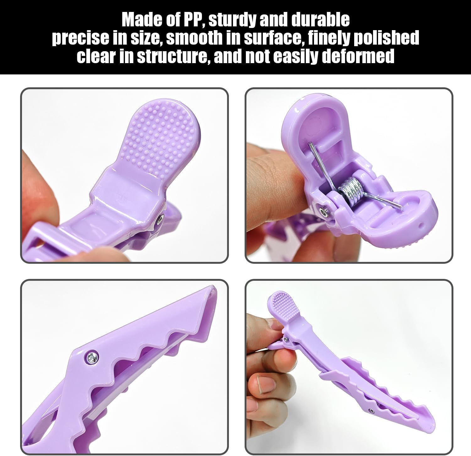 10 Pieces Plastic Hair Pins Hairdressing Salon Tools Fairstyle Making Tools Slide Hair Pins Hair Styling Accessories image number 5