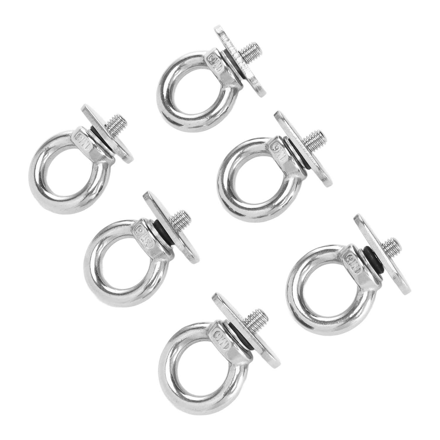 Heavy Duty Stainless Steel Tie down Eyelet, Extra Mounting Point for Kayak Track System, 4,000Lbs Break Strength, Ideal for Coolers, Tackle Boxes, Securing Accessories, Trucks, image number 4