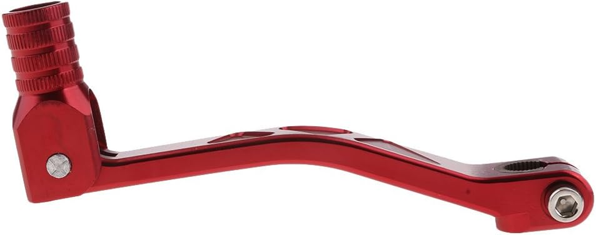 Gear Lever, Universal Motorcycle Folding Er Handle for TTR50 50Cc 70Cc 90Cc 110Cc 125Cc Quad Dirt Bike ATV Buggy, Red image number 6