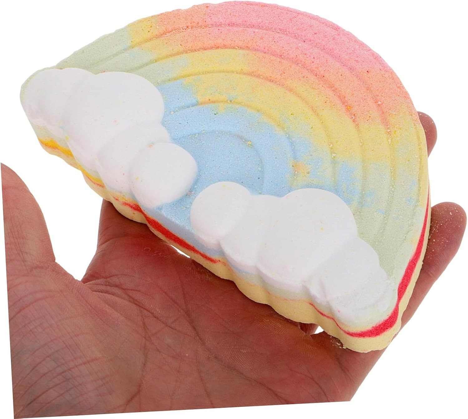 HAPINARY Rainbow Cloud Bath Salts Handmade French Bath Bomb Ball Essential Oils image number 6