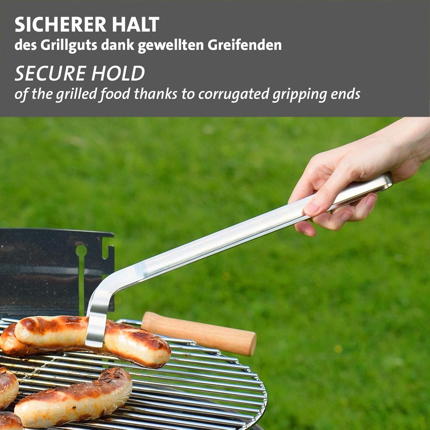 Westmark 4004094127472 Barbecue Tongs, Silver, 4004094127472 image number 4