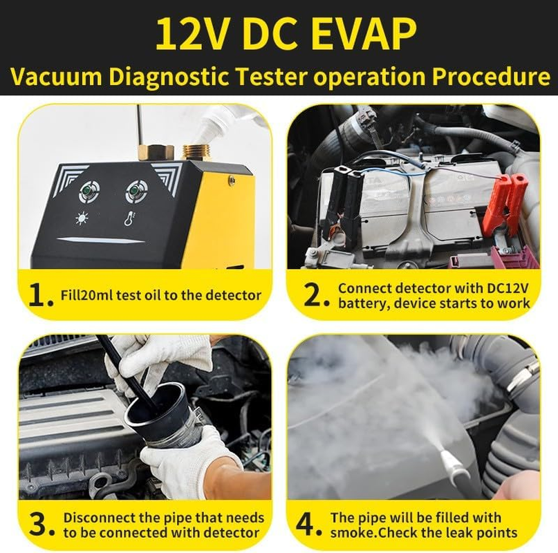 New Automotive Smoke Machine Leak Detector EVAP Fuel Smoke Machine Leak Tester image number 3
