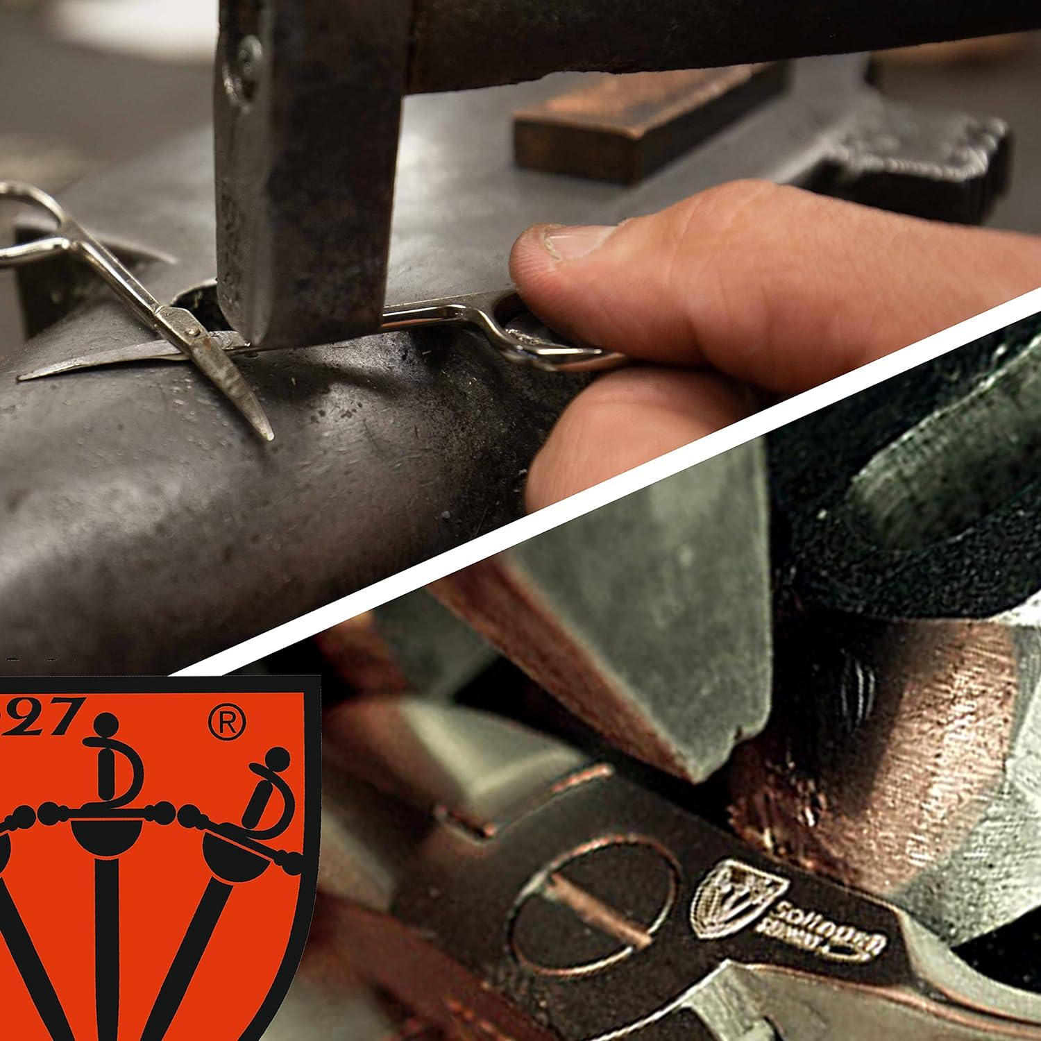 3 Swords Germany - Brand Quality 5 Piece Manicure Pedicure Grooming Kit Set for Professional Finger & Toe Nail Care Scissors Clipper Fashion Leather Case in Gift Box, Made by 3 Swords (00804) image number 6